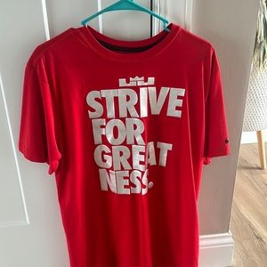Men’s Nike Lebron James T-Shirt size Large, 100% authentic. New condition.